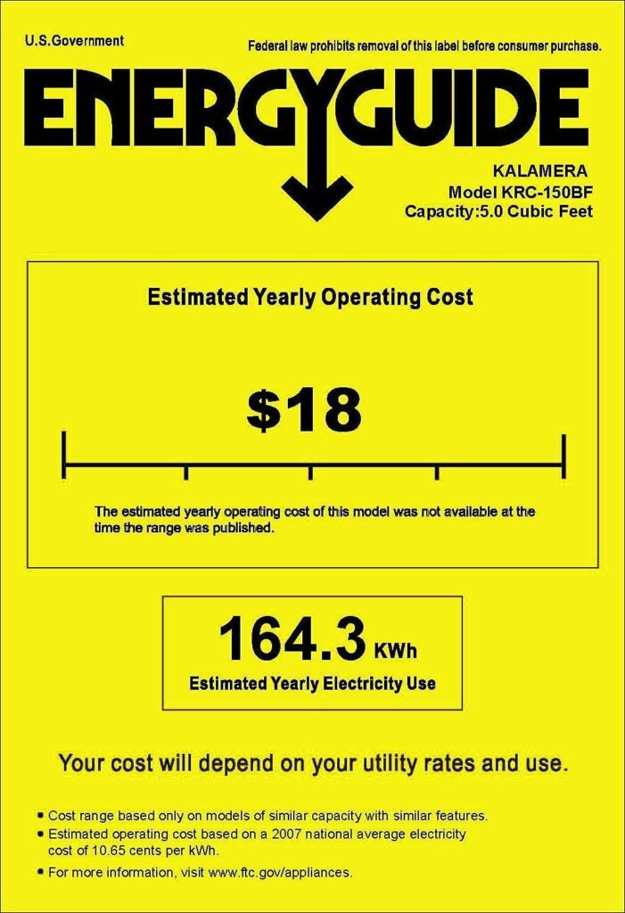 Kalamera Beverage Refrigerator, 24 inch Under Counter Beer Fridge for 154 Cans w/ 32-41℉ Temperature Range, Drink Fridge with Stainless Steel Door