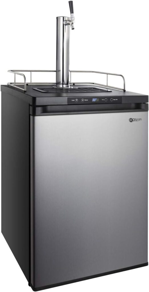 Kegco K309B-1 Kegerator Black, 2 Faucet