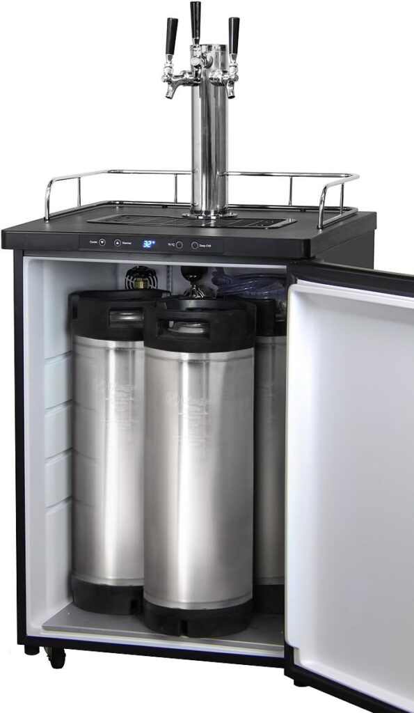 Kegco MDK-309SS-01 Keg Dispenser, Stainless Steel, 2 Tap