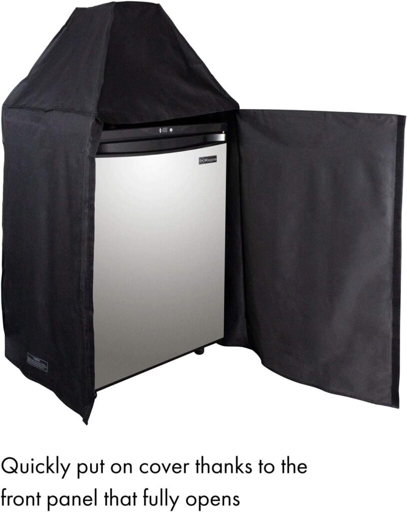 Kegco TX-KCVDP-37S EZ-On Residential Kegerator Cover with Velcro Lined Door Panel