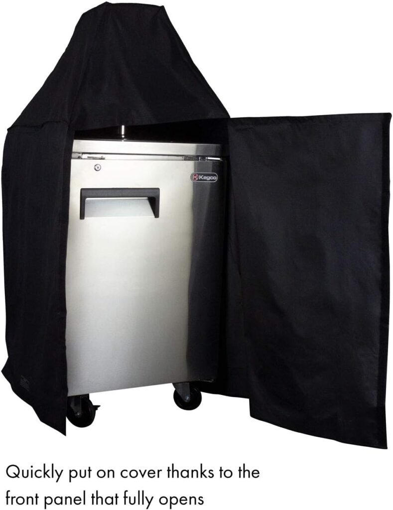 Kegco TX-KCVDP-39L EZ-On Commercial Kegerator Cover with Velcro Lined Door Panel