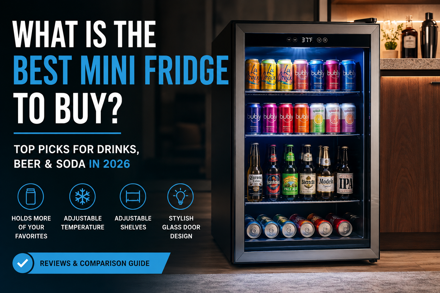Best Mini Fridge to Buy for Drinks, Beer and Soda