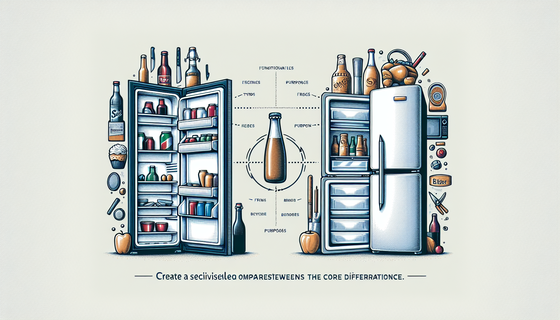 What Is The Difference Between A Mini Fridge And A Beverage Fridge?