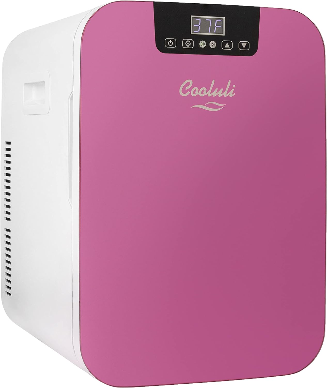 Cooluli 20 Liter Mini Fridge with Temperature Control - Black